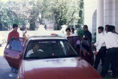 1998 - Coke Campaign with Saurav Ganguly in Pondicherry